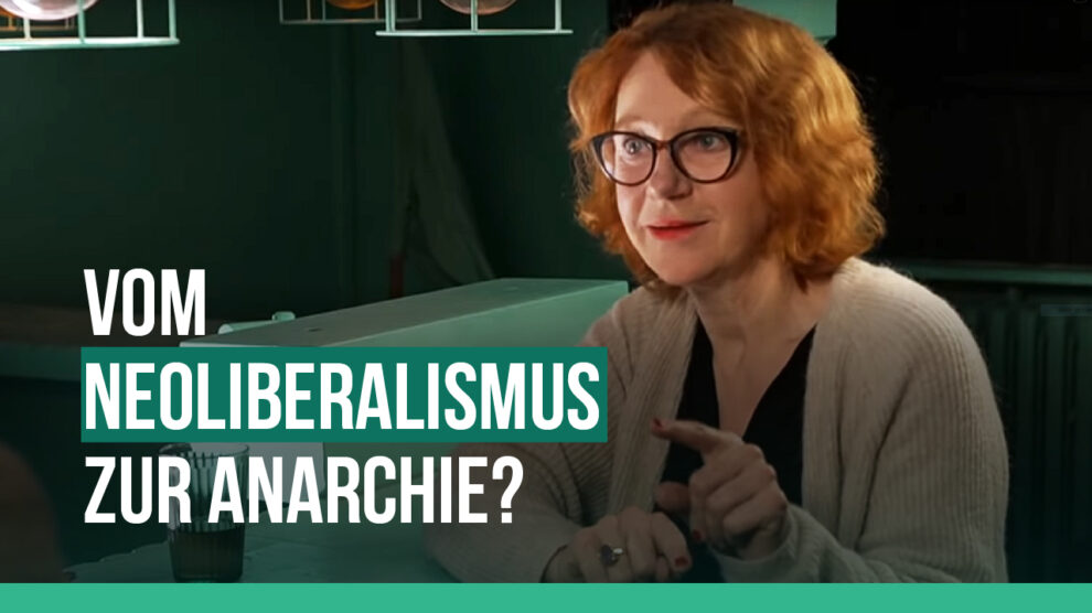 Vom Neoliberalismus zur Anarchie Ulrike Guérot