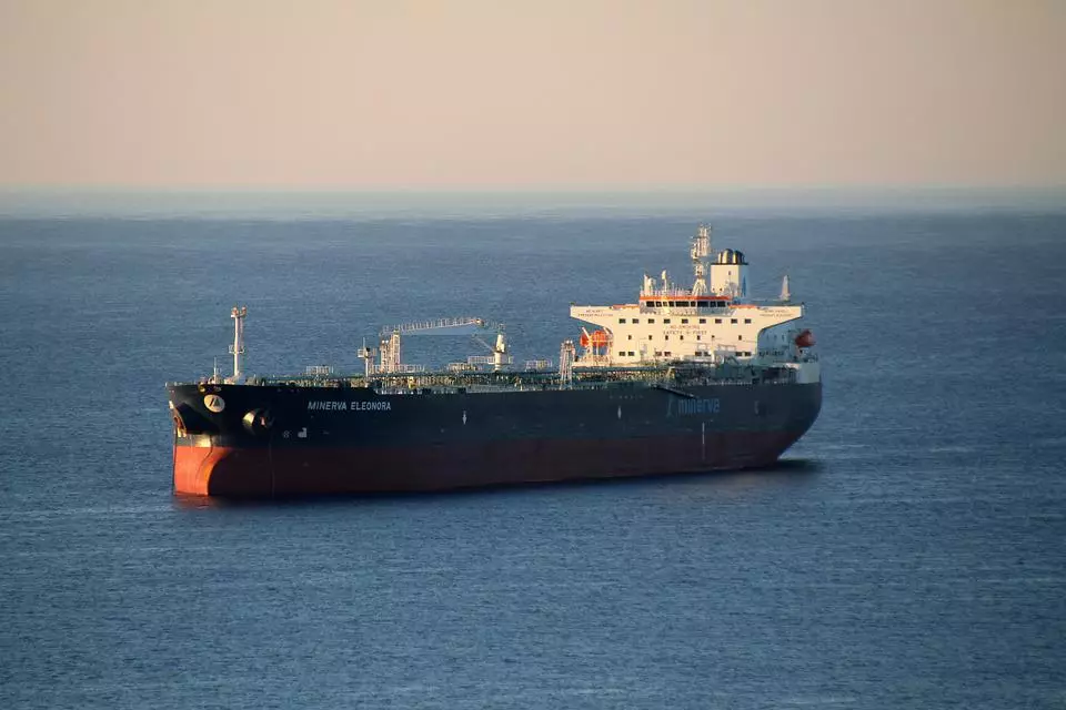 Öltanker auf See