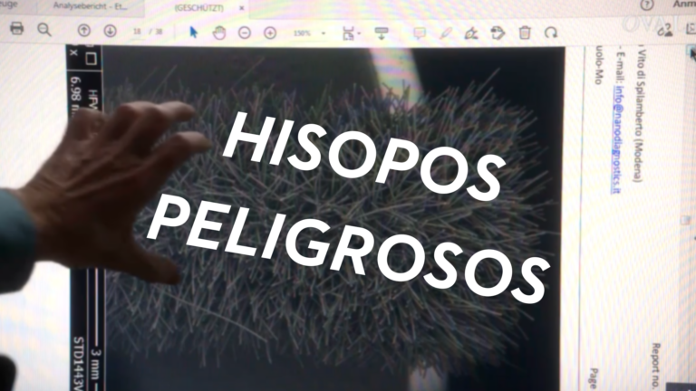 Werner Bergholz, Hisopos, Pruebas Covid, Toxicidad