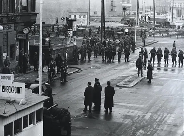Checkpoint Charlie in Cold War era