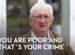 You‘re poor...And that‘s your crime Craig Murray, Scottish journalist, author and human rights campaigner as well as former diplomat for the UK Foreign and Commonwealth Office, put in light Scottish law system and reflect or authoritie‘s work: they don‘t solve problems within society - they lock them in the prison cells.