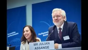 Julian Assange in the Parliamentary Assembly of the Council of Europe (PACE)