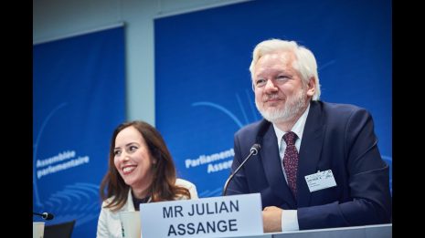 Julian Assange in the Parliamentary Assembly of the Council of Europe (PACE)
